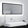 LED Bathroom Mirror Black 100x8.5x37 cm Acrylic Colour black Quantity in Package 1 