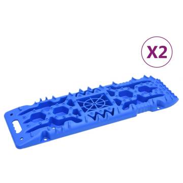 Traction Boards 2 pcs Blue - Durable Recovery Tracks