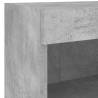 5 Piece TV Wall Units with LED - Concrete Grey | HipoMarket