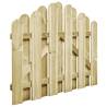 Garden Gate Impregnated Pinewood 100x75 cm - Rustic Design