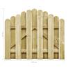 Garden Gate Impregnated Pinewood 100x75 cm - Rustic Design