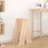 Stylish Solid Wood Pine Stools - 2 pcs | Hipomarket UK