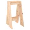 Stylish Solid Wood Pine Stools - 2 pcs | Hipomarket UK