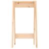 Stylish Solid Wood Pine Stools - 2 pcs | Hipomarket UK