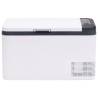 Cool Box with Handle - 25L Black & White Portable Cooler