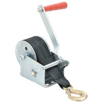 Hand Winch with Strap 360 kg - Heavy-Duty Pulling Tool