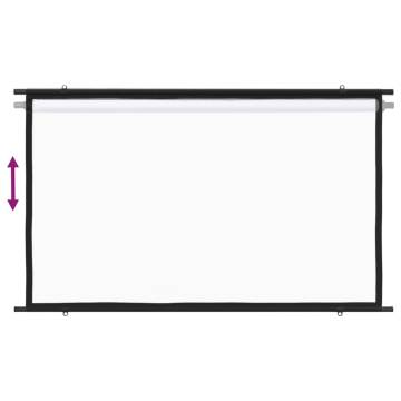 High-Quality 90" 16:9 Projection Screen for Home & Office