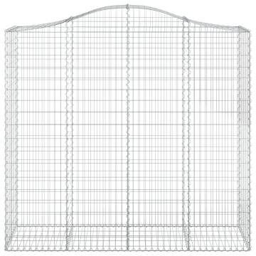 Arched Gabion Baskets 20 pcs - Durable Garden Barriers