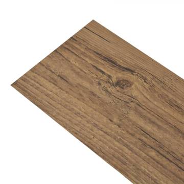 Self-Adhesive PVC Flooring Planks - Walnut Brown 5.02 m²