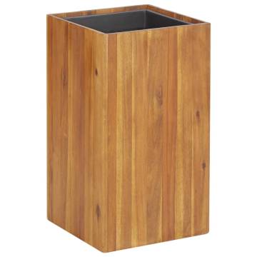 Garden Raised Bed 33.5x33.5x60 cm - Solid Acacia Wood Planter