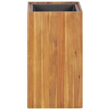 Garden Raised Bed 33.5x33.5x60 cm - Solid Acacia Wood Planter