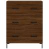 Elegant Highboard Brown Oak | 69.5x34x180 cm | HipoMarket