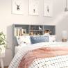 Headboard Cabinet Grey Sonoma 120x19x103.5 cm Colour grey sonoma Size 120 x 19 x 103.5 cm Quantity in Package 1 