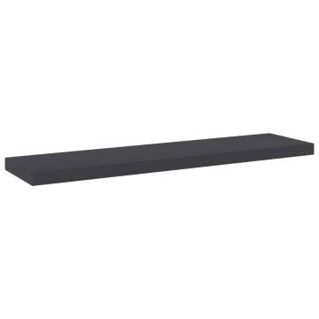 Bookshelf Boards 4 pcs Grey 40x10 cm - HipoMarket