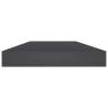 Bookshelf Boards 4 pcs Grey 40x10 cm - HipoMarket