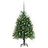 Artificial Pre-lit Christmas Tree with Ball Set 120 cm Green Colour white Size 120 x 75 cm Quantity in Package 1 Number of Branch Tips 