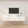 Wall-mounted TV Cabinets 2 pcs White 100x34.5x40 cm Colour white Quantity in Package 2 Width 100 cm 