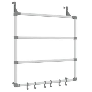 Aluminium Towel Hanger 67x15x66 cm - Space Saving & Durable