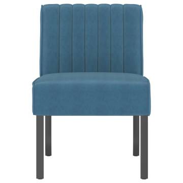 Blue Velvet Slipper Chair – Comfortable & Stylish Accent Chair