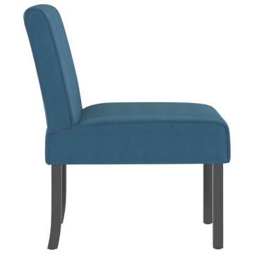 Blue Velvet Slipper Chair – Comfortable & Stylish Accent Chair