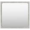 Contemporary Bathroom Mirror - Concrete Grey 40x1.5x37 cm