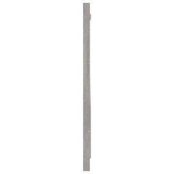 Contemporary Bathroom Mirror - Concrete Grey 40x1.5x37 cm