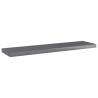 8 pcs High Gloss Grey Bookshelf Boards | Hipomarket UK