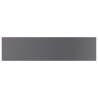 8 pcs High Gloss Grey Bookshelf Boards | Hipomarket UK