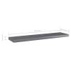 8 pcs High Gloss Grey Bookshelf Boards | Hipomarket UK