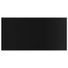 High Gloss Black Bookshelf Boards - 4 pcs - 60x30 cm