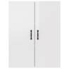 High Gloss White Hanging Cabinet - 69.5x34x90 cm | Hipo Market