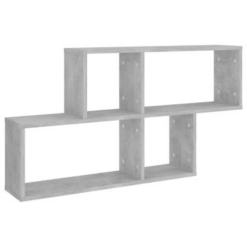 Wall Shelf Concrete Grey 100x18x53 cm – Stylish & Practical