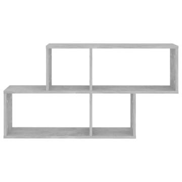 Wall Shelf Concrete Grey 100x18x53 cm – Stylish & Practical