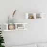 Wall Shelves 2 pcs White 75x18x20 cm Engineered Wood Colour white Size 75 x 18 x 20 cm Quantity in Package 2 Number of Pieces 1 