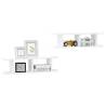 Wall Shelves 2 pcs White 75x18 cm | Stylish & Practical Design