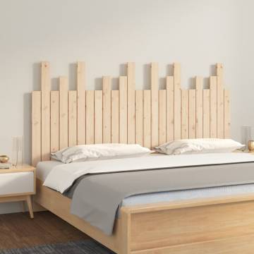 Elegant Solid Pine Wall Headboard - 159.5x3x80 cm