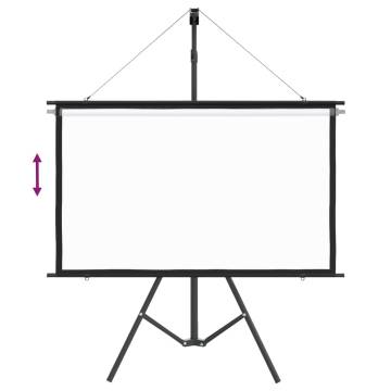 Projection Screen with Tripod 50" 16:9 | HipoMarket UK