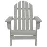 Garden Chair Wood Grey - Classic Outdoor Armchair