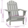 Garden Chair Wood Grey - Classic Outdoor Armchair