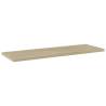 Bookshelf Boards (8 pcs) - Sonoma Oak | Hipomarket UK