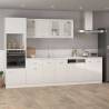 High Gloss White Dishwasher Panel - 59.5x3x67 cm