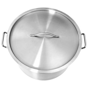 44L Stainless Steel Stock Pot - Durable & Versatile Kitchen Essential