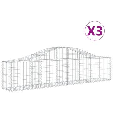 Arched Gabion Baskets - Decorative & Durable Garden Barriers