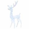 Acrylic Reindeer Christmas Decoration with 140 LEDs - 120 cm