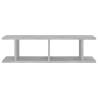 Wall Shelves 2 pcs Concrete Grey - Stylish Storage Solution