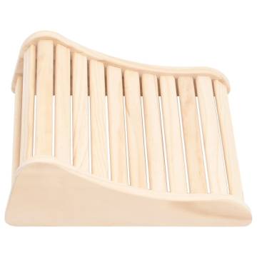 Sauna Headrest Solid Wood Pine | Enhance Your Relaxation