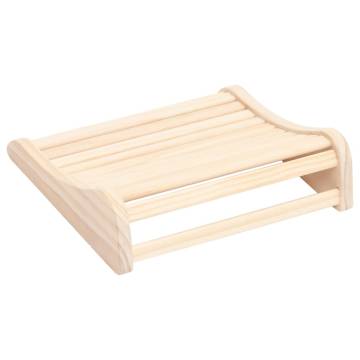 Sauna Headrest Solid Wood Pine | Enhance Your Relaxation