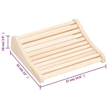 Sauna Headrest Solid Wood Pine | Enhance Your Relaxation