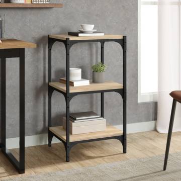 Book Cabinet Sonoma Oak - Stylish Storage Solution | Hipo Market