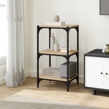 Book Cabinet Sonoma Oak - Stylish Storage Solution | Hipo Market